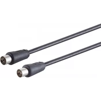 Koaksiaalkaabel S/CONN 80028-128S 10 m IEC Must