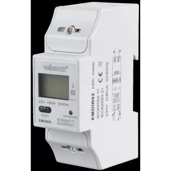 VE EMDIN02 - Energiamõõtur ühefaasiline LCD-ekraan (EMDIN02)