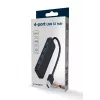 USB-jaotur Gembird 4-pordiline USB 3.1 (Gen 1) — 4 porti, USB 3.2 Gen 1 Type-A, 5V/2.1A, 109×30×10 mm, must