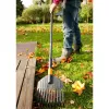 QuikFit lehereha, väike must/oranž, 22cm