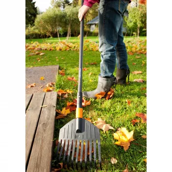 QuikFit lehereha, väike must/oranž, 22cm