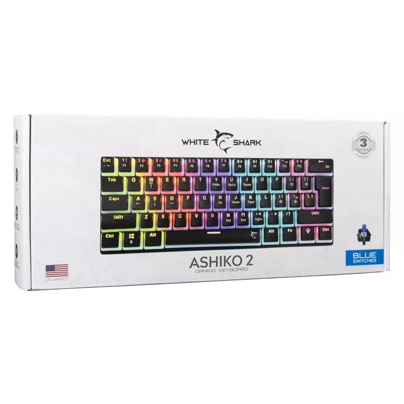 White Shark GK-2202 Ashiko 2 Must/Sinine US