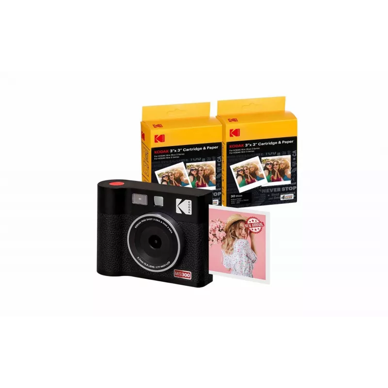 Kiirkaamera Kodak Mini Shot 3 Era — must, 4Pass printimistehnoloogia