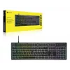 Corsair K55 CORE RGB klaviatuur Mängimine USB QWERTZ Saksa Must