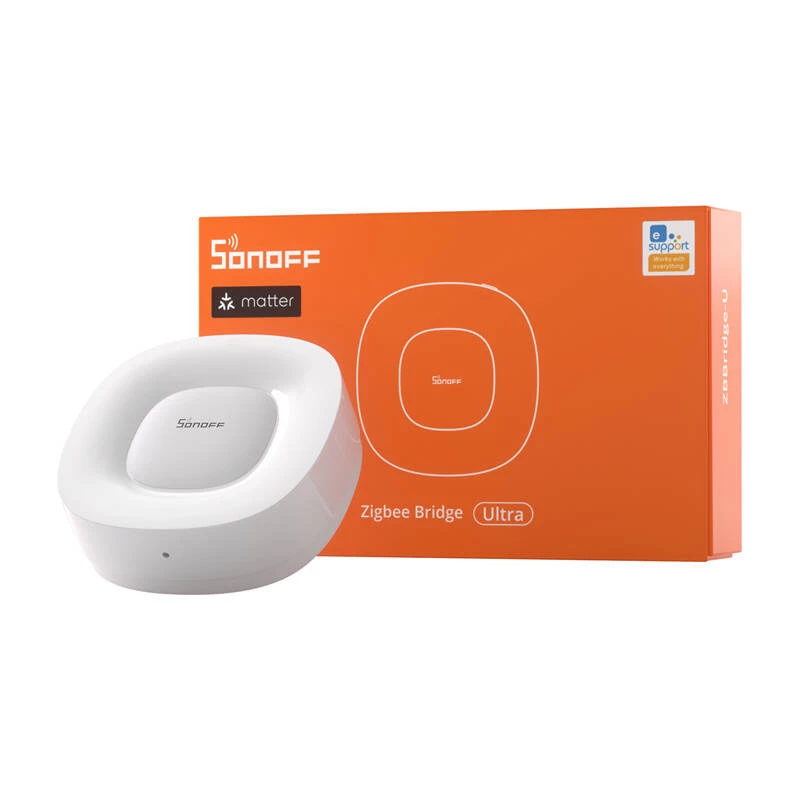 Nutikodu ZigBee sild Sonoff ZBBridge-U RJ45 LAN-i, 1,5 GHz protsessori ja 1 GB muutmäluga