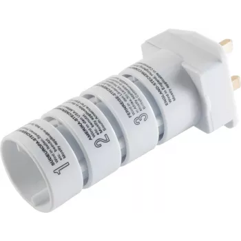 Toitepistiku adapter ShiverPeaks BS71005 Universal Valge