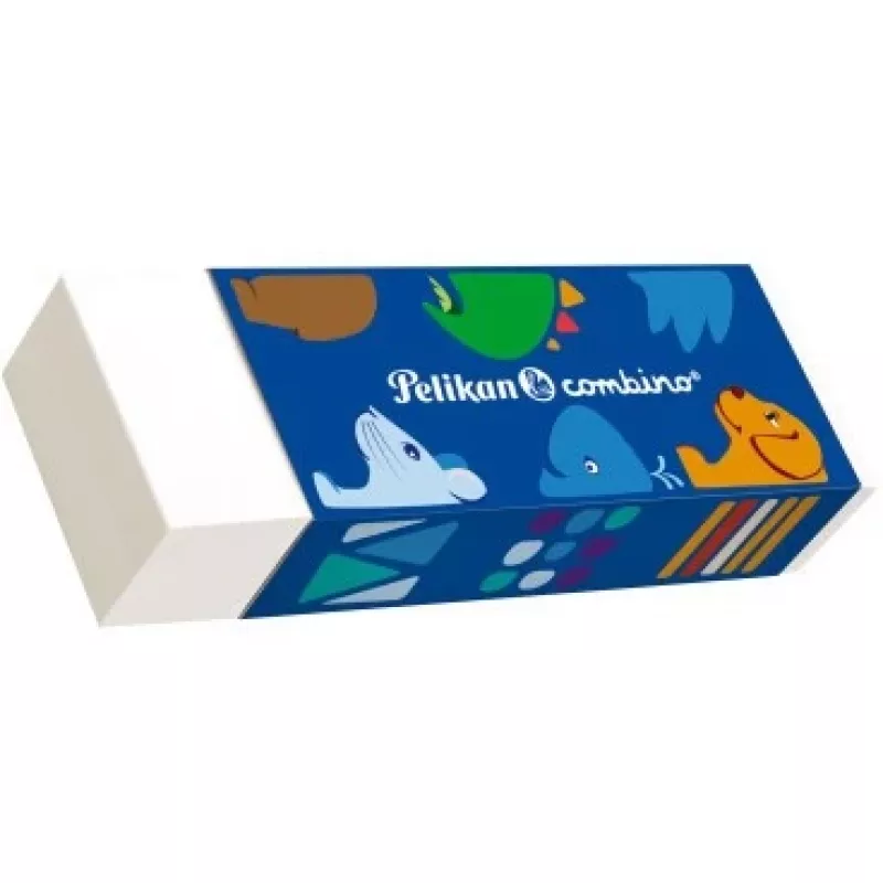 Pelikan õppepliiatsi komplekt Combino BS, kustutuskumm, teritaja, sinine (821605)