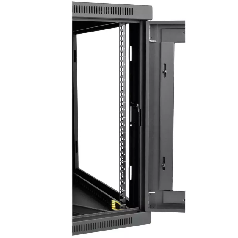 SmartRack 12U UPS-sügavusega väike seinakinnitusega riiulikorp, selge akrülaadist aken, hingedega tagakülg SRW12USDPG
