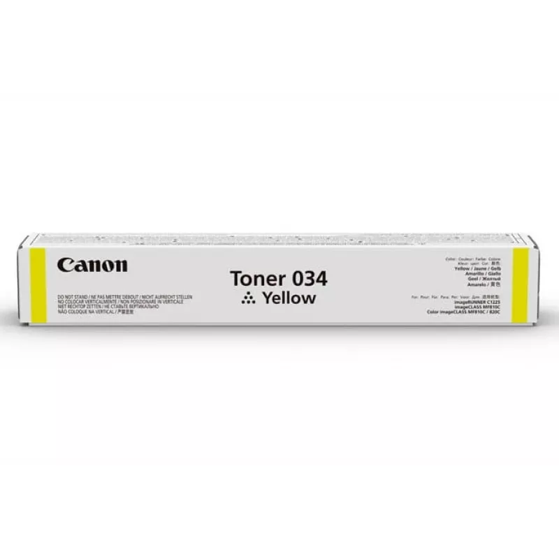 Canon 034 toonerikassett 1 tk Originaal Kollane