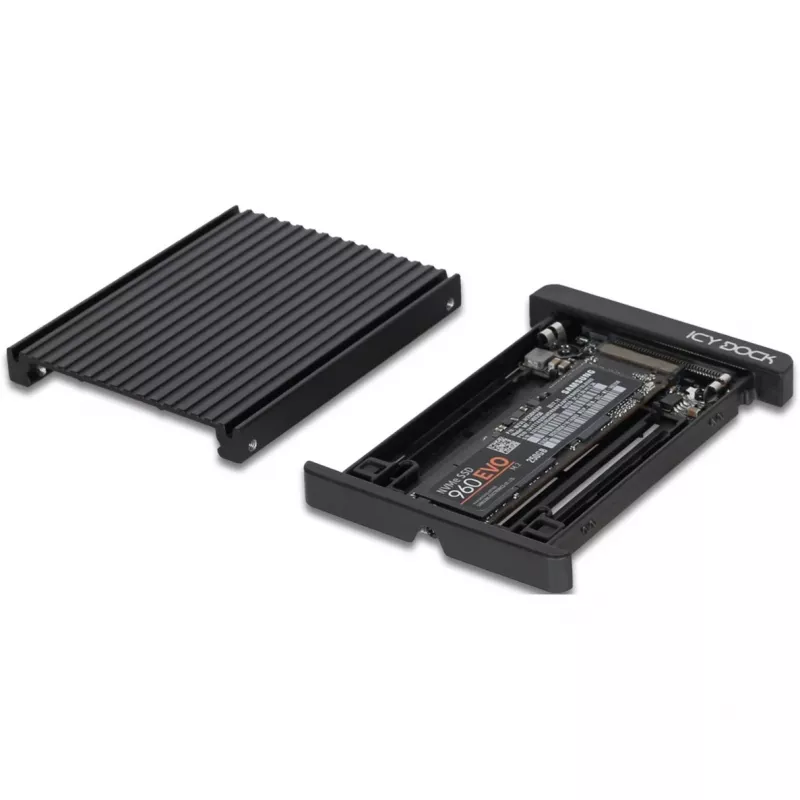 EZConvert MB705M2P-B, muundur must, M.2 PCIe NVMe SSD 2,5 ja 2 PCIe SSD muundur / adapter