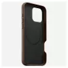 Mobiiltelefoni ümbris Nomad NM01389385 iPhone 16 Pro Max jaoks, 17,5 cm (6,9 tolli), pruun, alumiinium/PC/mikrokiud/nahk