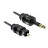 Toslink audio kaabel DeLOCK 82876 2m Mini-TOSLINK Must