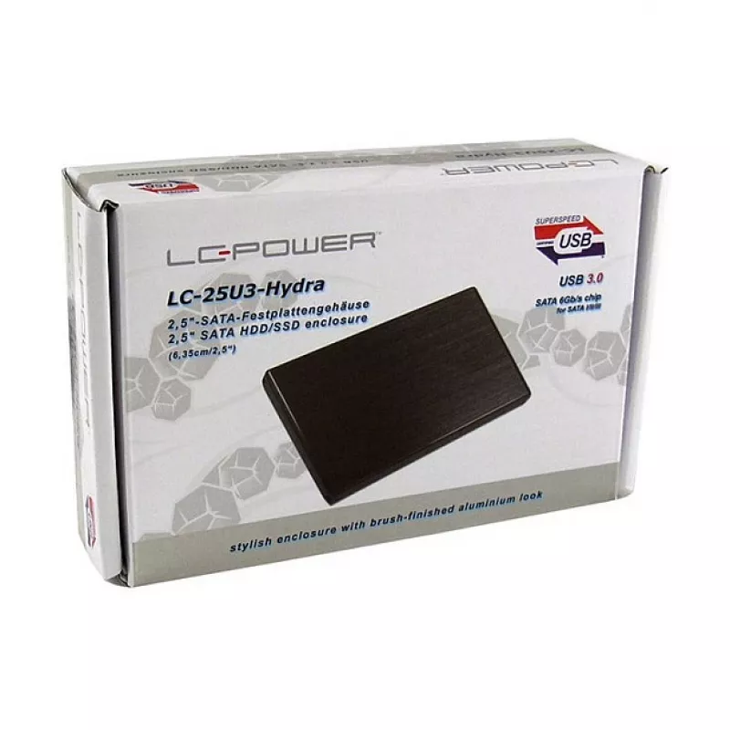 HDD korpus LC-Power LC-25U3-Hydra Must 2,5 tolli
