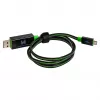 USB-kaabel RealPower A/Micro-USB B 0,75 m