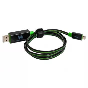 USB-kaabel RealPower A/Micro-USB B 0,75 m