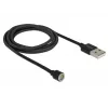 USB-kaabel DeLOCK 85724 USB 2.0 1,1 m Must