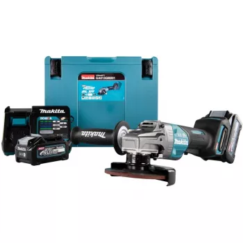 Makita GA013GM201 - nurklihvija - akutoitega - 125 mm - 2 akut, laadija kaasas - 40 V (GA013GM201)