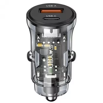 Autolaadija usams CC164CC01 30W koos 1×USB-A ja 1×USB-C kiirlaadimiseks