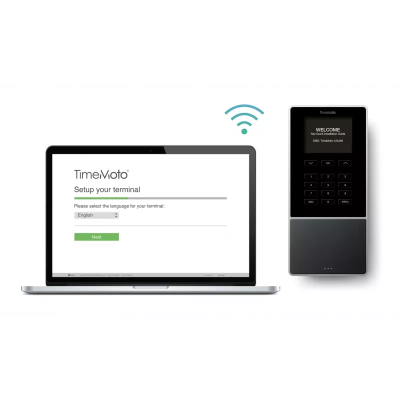 Ajajälgimisterminal Safescan TM-616 Must — 2,8-tolline TFT, kahetuumaline 1 GHz, läheduskaart, Ethernet LAN, seinale paigaldatav