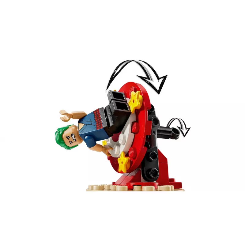 LEGO klotside mängukomplekt Buggy the Clowni tsirkusetelk 75637 — 573 tükki, 4 minifiguuri, vanus 8+