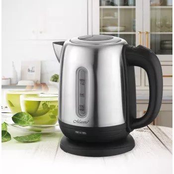 Elektriline veekeetja Maestro MR-027 1.2 L 1630 W roostevaba teras, katlakivivastane filter, veetaseme indikaator