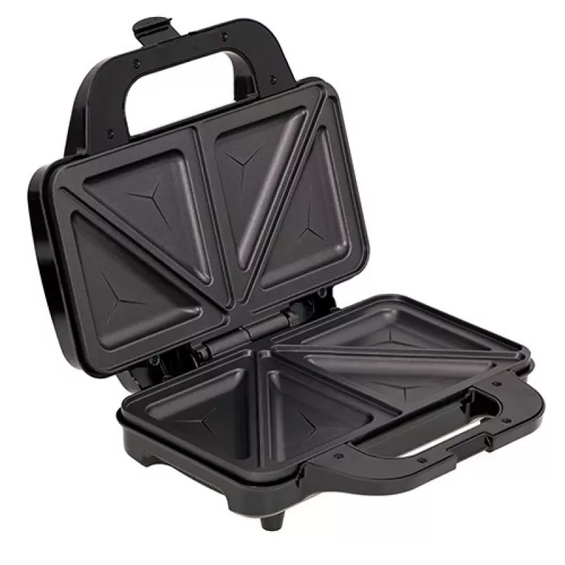 Võileivagrill Adler AD 3043, 1300 W, mittenakkuvad plaadid, 2 võileiba, 285×152 mm küpsetuspind, must