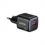 Seinalaadija Unitek P1128ABK01-EU — 2-pordiline GaN USB‑C ja USB‑A, kokku 20 W, must