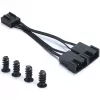 Fractal Design Venturi HP-12 PWM 120 mm korpuse ventilaator – must