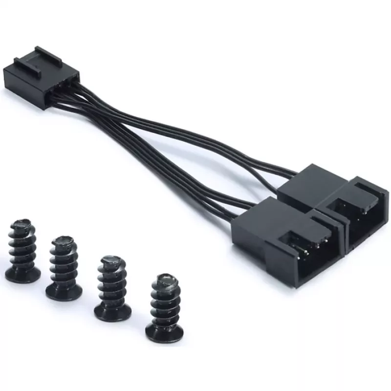 Fractal Design Venturi HP-12 PWM 120 mm korpuse ventilaator – must