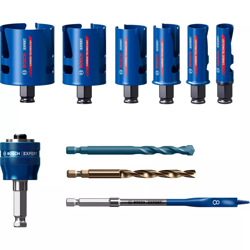 Bosch 2 608 900 490 Expert Construction Material augusaagide komplekt, 10 tk, 20–64 mm