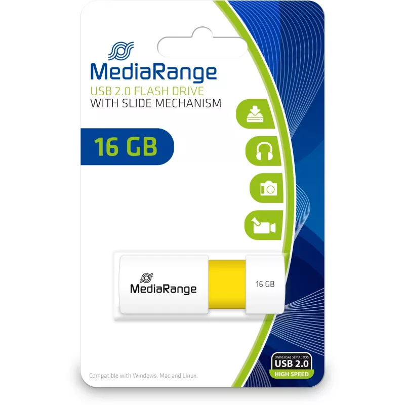 USB-mälupulk MediaRange 16 GB USB Type-A 2.0 MR972