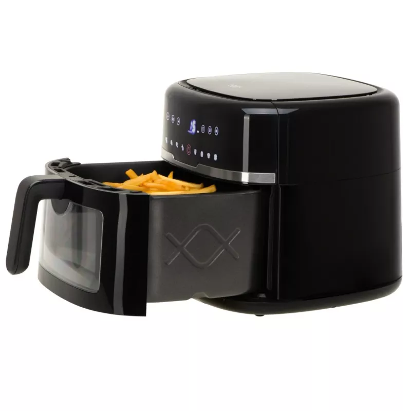 Adler AD 6318 kuumaõhufritüür, 8 l, 2500 W, LCD-ekraan, 9 programmi, must