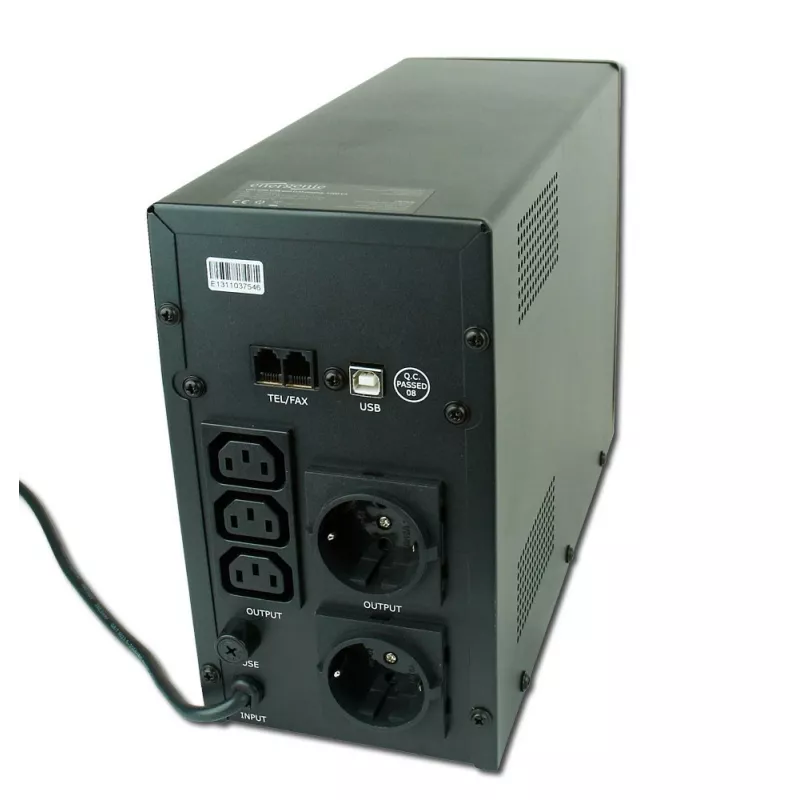 Gembird EG-UPS-033 katkematu toiteallikas (UPS) Line-Interactive 1200 VA 720 W 3 AC-pistikupesa