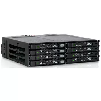 ICY DOCK - ToughArmor - MB998IP-B - 8-kohaline 2,5-tolline SAS/SATA SSD ja HDD (7 mm) tagasiplaadi moodul