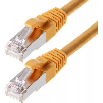 Võrgukaabel Helos CAT6 S/FTP (PIMF) 0,25 m kollane