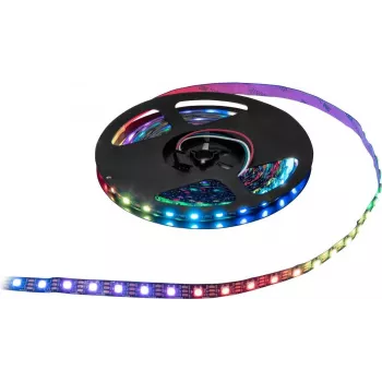 EUROLITE 50530205 5 m adresseeritav LED-piksliriba RGB 5 V — adresseeritav LED-riba, 5-meetrine rull