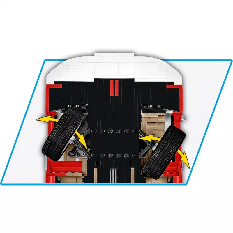 Cobi Cars mõõtkavas 1:12 Volkswagen T2a Camper Van Executive Edition mudelikomplekt, mõõtkava 1:12