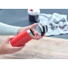 Reisikruus Leifheit 03245 roostevaba teras 350 ml, kahekordse seinaga, lekkekindel, klappkaas, must/punane
