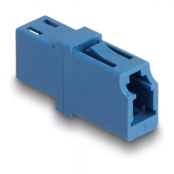 DeLOCK fiiberoptiline adapter LC Simplex emane LC Simplex emasele UPC sinine