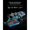 Anker Nebula Laserprojektor | 4K UHD (3840 x 2160) | 3500 ANSI luumenit | Must/Hall