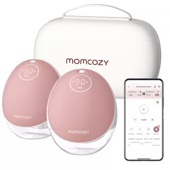 Momcozy M9 kahekordne elektriline rinnapump, punane, 150 ml
