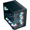Tornarvuti korpus AEROCOOL P500C EVO-G-BK-v1 kahe karastatud klaasist küljepaneeliga, must