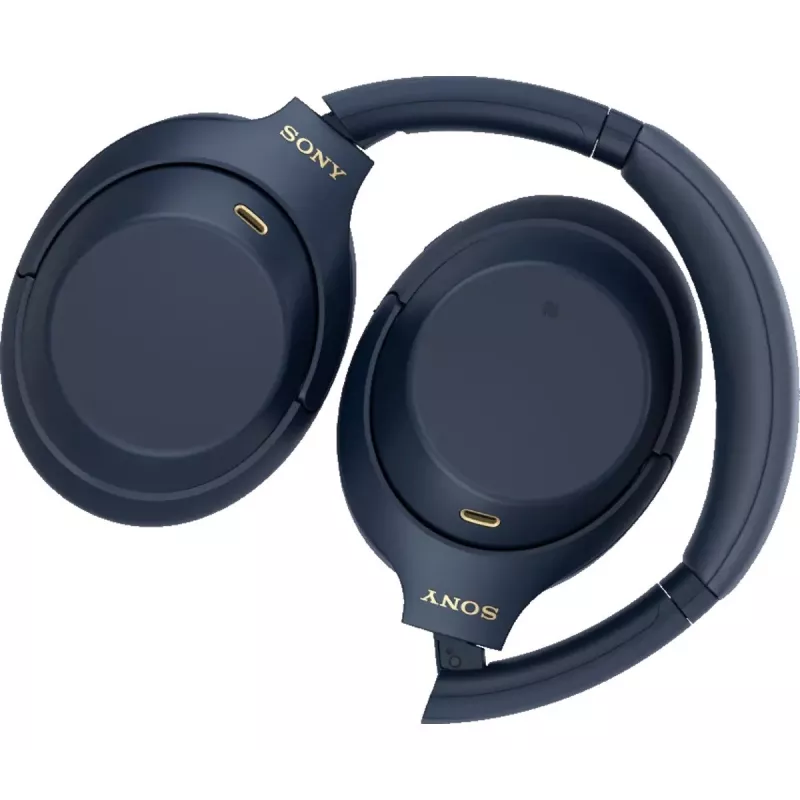Kõrvaklapid Sony WH1000XM4L.CE7, ümberkõrva, juhtmega ja juhtmevaba (Bluetooth, USB-C), sinine, peavõru kandmisviis