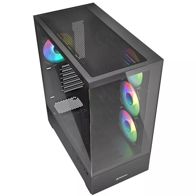 PC-korpus Sharkoon AK6 RGB, ATX, must
