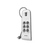 Pistikupesariba Belkin BSV604VF2M-V2 — 6 pistikupesa, 2× USB-A, 2 m kaabel
