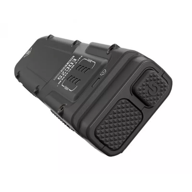 Taktikaline taskulamp Nitecore EDC25 — kahe LED-iga, 15 lm, alumiiniumkorpus, USB-laetav, IP54, löögikindel, must