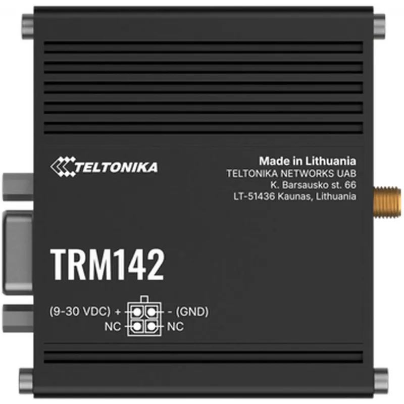 Tööstuslik 4G-modem TELTONIKA TRM142 — LTE-ühendus, kompaktne tööstusdisain