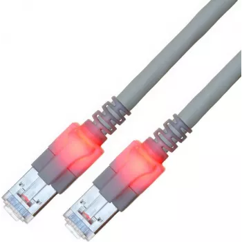 EasyLan saCon DualBoot LED-paigakaabel S/FTP Cat.6 0,5 m hall - Võrk - FTP