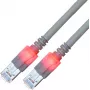 EasyLan saCon DualBoot LED-paigakaabel S/FTP Cat.6 0,5 m hall - Võrk - FTP