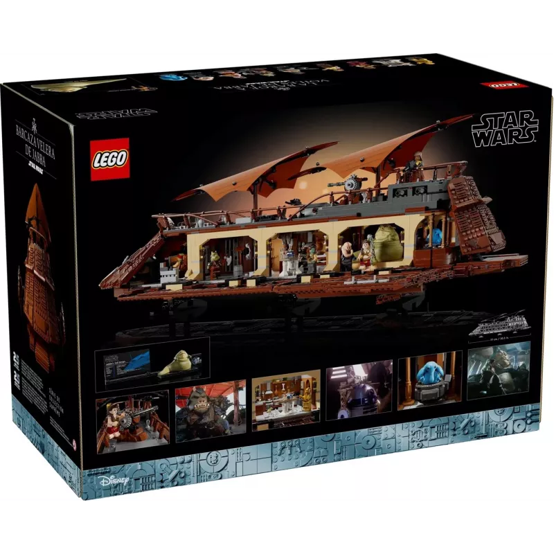 LEGO Star Wars komplekt Jabba's Barge 75397 — 3943 osa, 11 minifiguuri, vanusele 18+